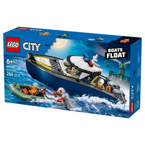 Lego city police - city, boat