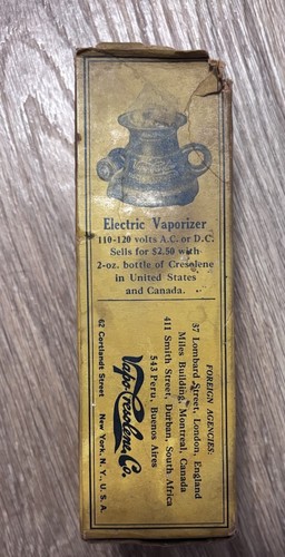 Antique vapo cresolene - antique, fl