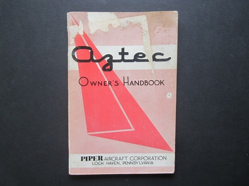 Piper aztec owners manual - aztec,