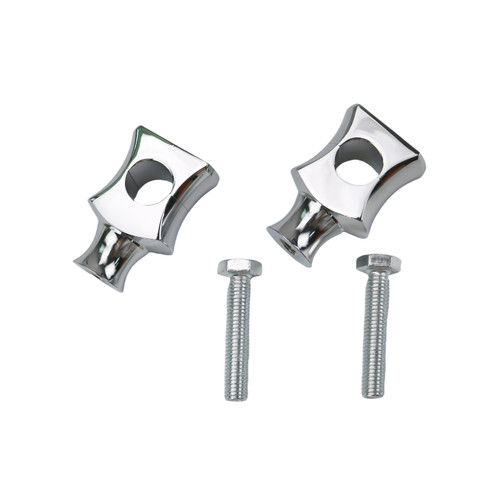 Chrome handlebar riser - chrome, 7/8"