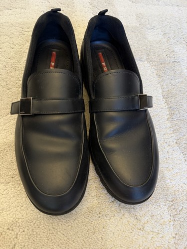 Prada black shoes - black,