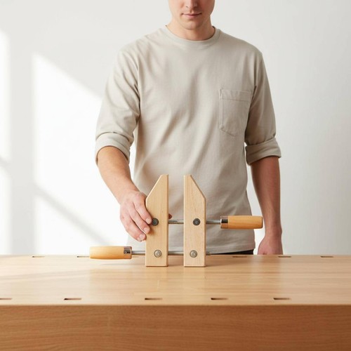 Wooden hand screw clamp fast - wooden,