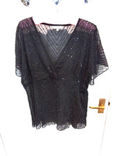 8-75 JOHN ROCHA Black Sequined