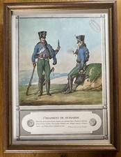 French 1st Regiment Of Hussars.  Bardin’s 1812 Uniform Regulations Framed Print 
