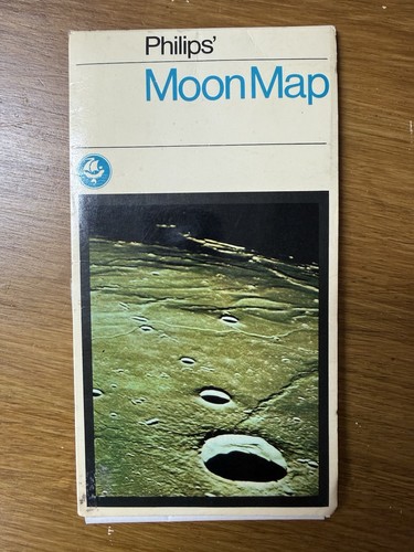 Vintage philips moon map from - philips',