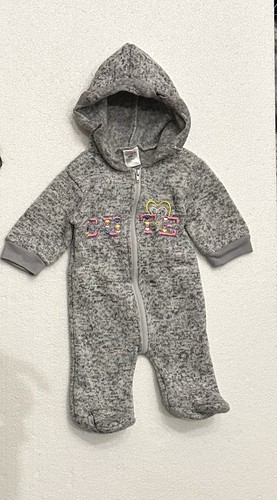 Months hooded baby footed - 3-6,
