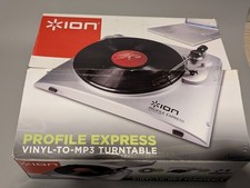 New Ion Profile Express Turntable. Brand new boxed. Turn Vinyl records to MP3 