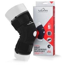Vulkan Stabilised Knee Support Brace Sleeve Adjustable Straps & Spiral Stays XL