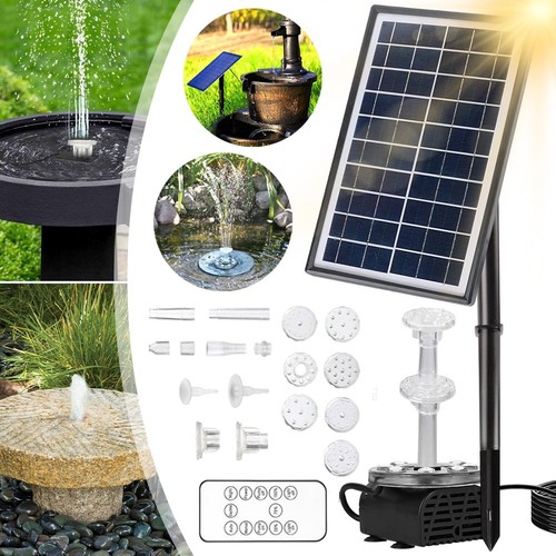 Solar powered water - solar, fountain