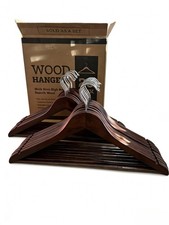 Wooden Hangers 20 Pack Heavy