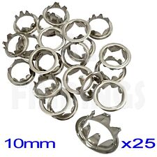 Grommets Clock Key Hole Dial Silver Finish 10mm Antique clock repair 25 piece