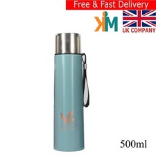Thermos Flask 500ml | Hot Cold Stainless Steel Travel Mug | LED Insulated Bottle