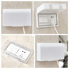 Baby Dual 86 Socket Protector Electric Plug Cover Proof Kids Safety Waterproof