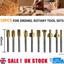 10x Rotary Tool Sets 1/8" 3mm