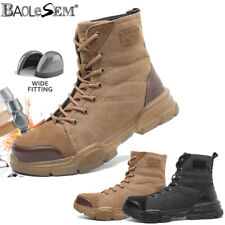 Mens Lightweight Safety Steel Toe Cap Work Shoes Hiking Trainers Boots UK Stock