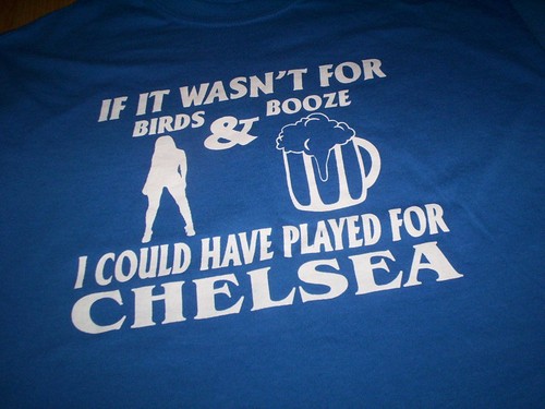 Birds booze chelsea shirt - booze,