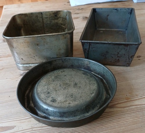 Vintage baking tins - tins, 3