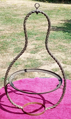 Large brass hanging - , for