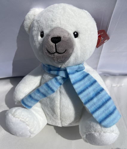 Polar bear plush soft toy - plush,