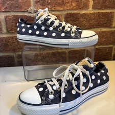 Converse Chuck Taylor All Star Shoreline Sneakers Womens UK 6 Blue Polka Dot