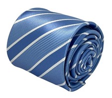 mens tie light pale blue white