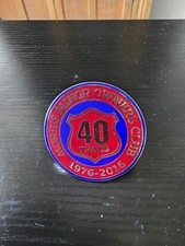 MORRIS MINOR OWNERS CLUB 40 YEARS GRILL BADGE NEW CAR