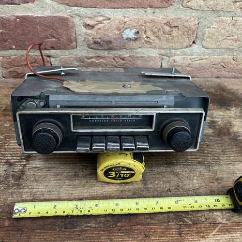 Vintage chrysler solid state - chrysler,