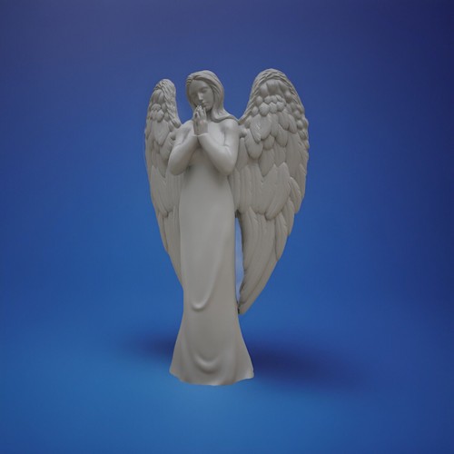 Praying angel statue - angel,