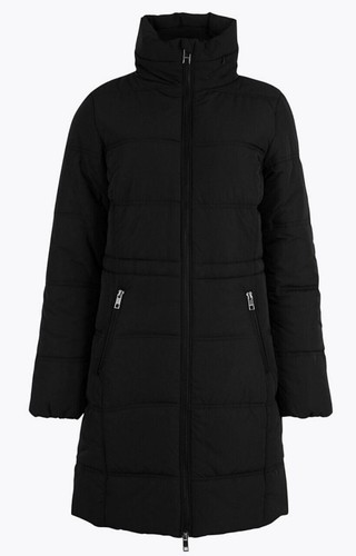 Ladies coat burgundy - ex,