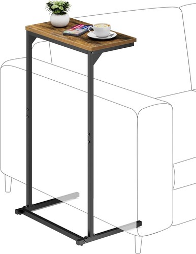 Shaped side table - c, end