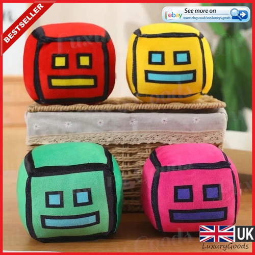 Geometry dash cube plush - dash,