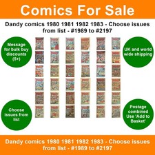 Dandy comics 1980 1981 1982