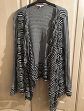 PER UNA black Striped Frill