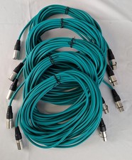 Set of 5 XLR Mic Leads 10m
