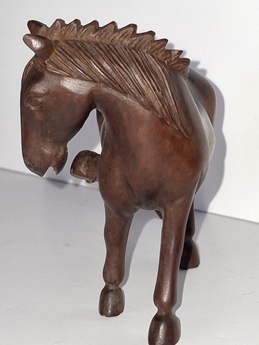 Hand carved wooden horse - hand-carved,