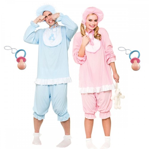 Mens ladies blue and - mens, pink