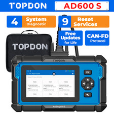 2025 TOPDON AD600S OBD2 Scanner Car Diagnostic Tool Engine ABS SRS AT Oil TPMS