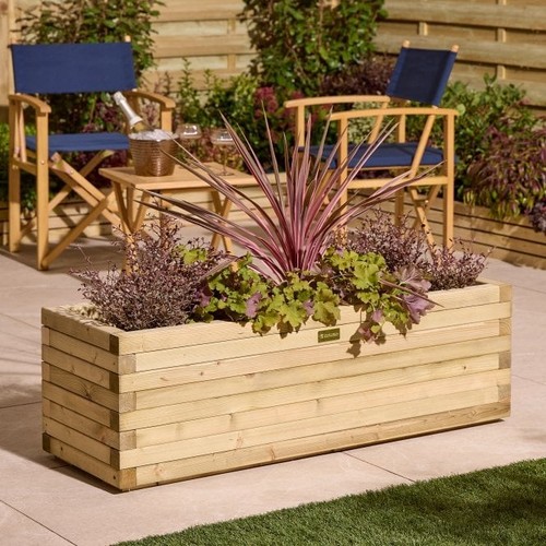 Rowlinson 120cm wooden - wooden, patio