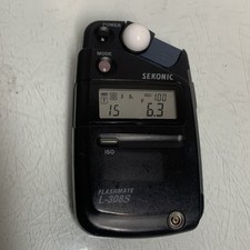 Sekonic L-308S Flashmate Digital Light Meter with Leather Case - For parts 