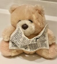 Andrew Brownsword Forever Friends Times Vintage Bear Teddy Plush News Paper