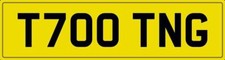 TOOTING BEEP BEEP NUMBER PLATE