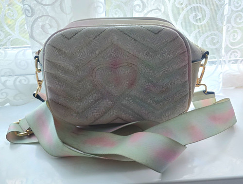 Grey chevron quilted faux - grey,