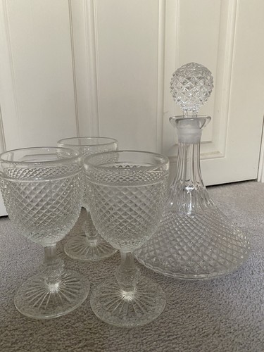 Crystal lead glass ship - crystal,