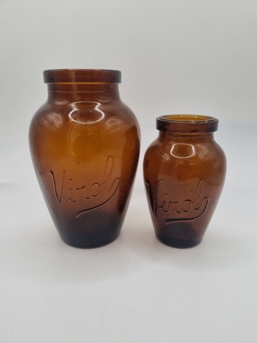 Glass virol pots - 2,