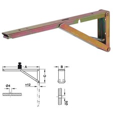 Hafele Sprung Hinged Bracket