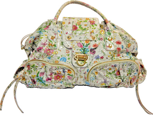 Big buddha floral handbag - floral,
