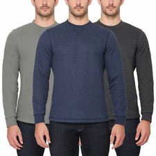BC Clothing Men's Waffle Crew