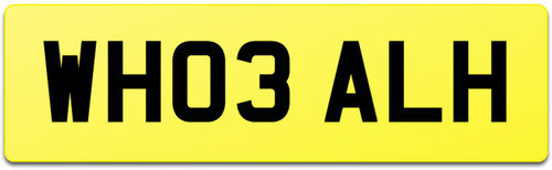 Wh03 alh private dvla - private, car
