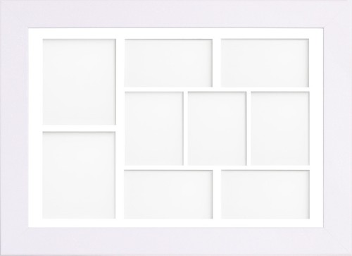 White multi aperture photo - white,