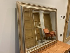 Large Classic Wall Overmantle Bevelled Mirror Quality UK Made 96cm x 121cm